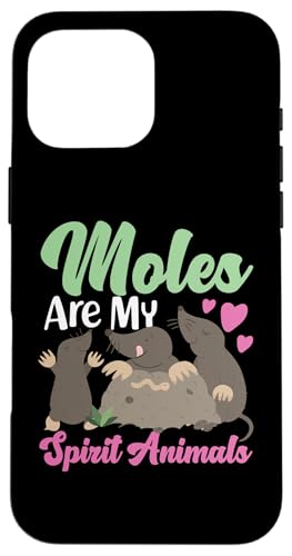 Maulwurf-Tier: Maulwürfe sind mein Geist Tiere Hülle für iPhone 16 Pro Max Maulwurf-Tier: Maulwürfe sind mein Geist Tiere Hülle für iPhone 16 Pro Max von Cute Mole Animal Designs For Girls And Boys