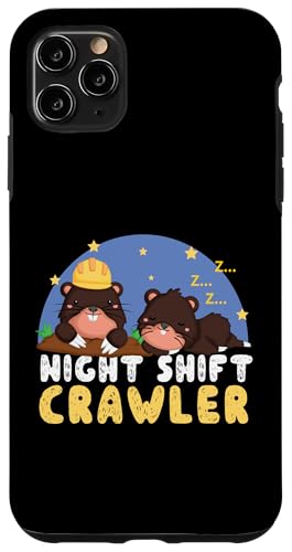 Maulwurf-Tier: Nachtschicht-Crawler Hülle für iPhone 11 Pro Max Maulwurf-Tier: Nachtschicht-Crawler Hülle für iPhone 11 Pro Max von Cute Mole Animal Designs For Girls And Boys