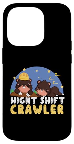 Maulwurf-Tier: Nachtschicht-Crawler Hülle für iPhone 14 Pro Maulwurf-Tier: Nachtschicht-Crawler Hülle für iPhone 14 Pro von Cute Mole Animal Designs For Girls And Boys