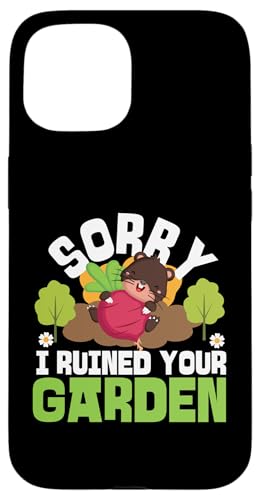 Maulwurf-Tier: Sorry I Ruined Your Garden Hülle für iPhone 15 Maulwurf-Tier: Sorry I Ruined Your Garden Hülle für iPhone 15 von Cute Mole Animal Designs For Girls And Boys