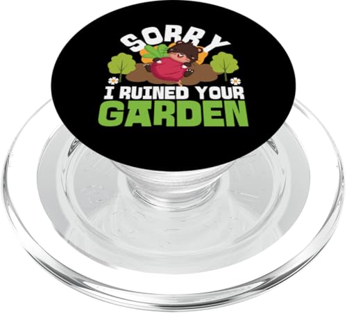 Maulwurf-Tier: Sorry I Ruined Your Garden PopSockets PopGrip für MagSafe Maulwurf-Tier: Sorry I Ruined Your Garden PopSockets PopGrip für MagSafe von Cute Mole Animal Designs For Girls And Boys