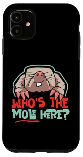 Maulwurf-Tier: Wer ist der Maulwurf? Hülle für iPhone 11 Maulwurf-Tier: Wer ist der Maulwurf? Hülle für iPhone 11 von Cute Mole Animal Designs For Girls And Boys