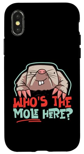 Maulwurf-Tier: Wer ist der Maulwurf? Hülle für iPhone X/XS von Cute Mole Animal Designs For Girls And Boys