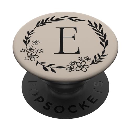 E-Buchstaben-Monogramm PopSockets Klebender PopGrip E-Buchstaben-Monogramm PopSockets Klebender PopGrip von Cute Monogram Letter Design