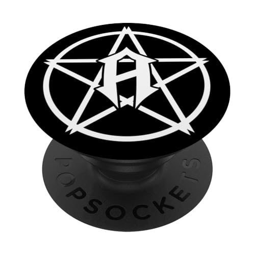 Gotischer Buchstabe A Initiale Monogramm – Vorname beginnt mit A PopSockets Klebender PopGrip von Cute Monogram Letter Design