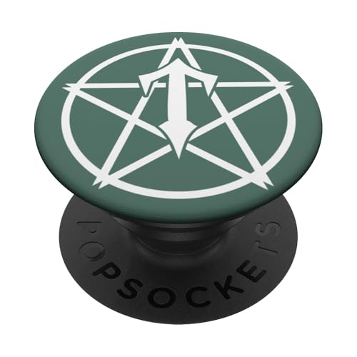 Gotischer Buchstabe T Initiale Monogramm – Vorname beginnt mit T PopSockets Klebender PopGrip von Cute Monogram Letter Design
