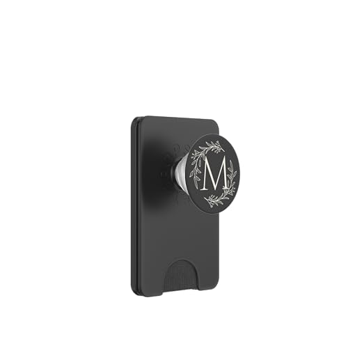 Monogramm mit niedlichem Buchstabe M, Vorname beginnt mit M PopSockets PopWallet für MagSafe Monogramm mit niedlichem Buchstabe M, Vorname beginnt mit M PopSockets PopWallet für MagSafe von Cute Monogram Letter Design