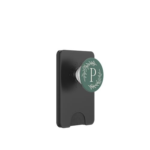 Monogramm mit niedlichem Buchstabe P – Vorname beginnt mit P PopSockets PopWallet für MagSafe Monogramm mit niedlichem Buchstabe P – Vorname beginnt mit P PopSockets PopWallet für MagSafe von Cute Monogram Letter Design