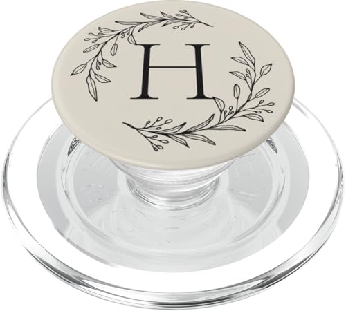 Niedlicher Buchstabe H Initiale Monogramm – Vorname beginnt mit H PopSockets PopGrip für MagSafe Niedlicher Buchstabe H Initiale Monogramm – Vorname beginnt mit H PopSockets PopGrip für MagSafe von Cute Monogram Letter Design