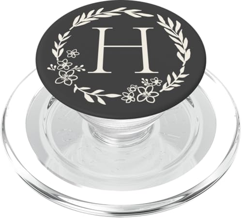 Niedlicher Buchstabe H Initiale Monogramm – Vorname beginnt mit H PopSockets PopGrip für MagSafe Niedlicher Buchstabe H Initiale Monogramm – Vorname beginnt mit H PopSockets PopGrip für MagSafe von Cute Monogram Letter Design