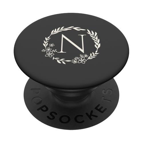 Niedlicher Buchstabe N Initiale Monogramm – Vorname beginnt mit N PopSockets Klebender PopGrip Niedlicher Buchstabe N Initiale Monogramm – Vorname beginnt mit N PopSockets Klebender PopGrip von Cute Monogram Letter Design