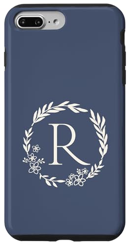 Niedlicher Buchstabe R Initiale Monogramm – Vorname beginnt mit R Hülle für iPhone 7 Plus/8 Plus von Cute Monogram Letter Design