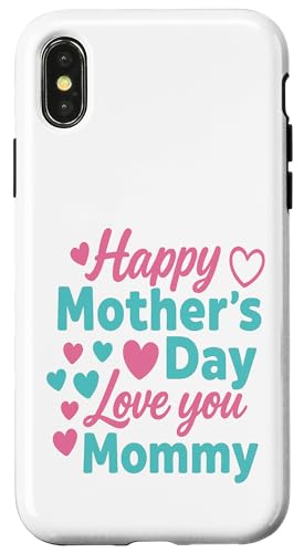 Kids I Have The Best Mom In The World Kleinkind Mädchen Mütter Hülle für iPhone X/XS von Cute Mothers Day 2025 Gifts Boys Girl Outfit