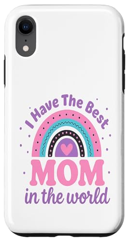 Kids I Have The Best Mom In The World Kleinkind Mädchen Mütter Hülle für iPhone XR von Cute Mothers Day 2025 Gifts Boys Girl Outfit