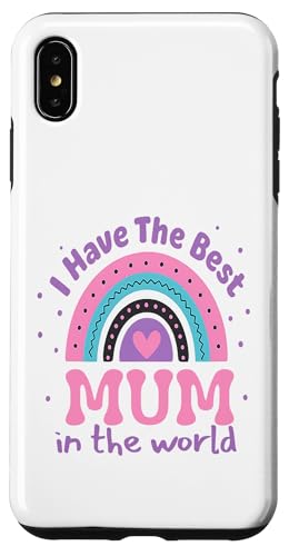 Kids I Have The Best Mum In The World Kleinkind Mädchen Mütter Hülle für iPhone XS Max von Cute Mothers Day 2025 Gifts Boys Girl Outfit