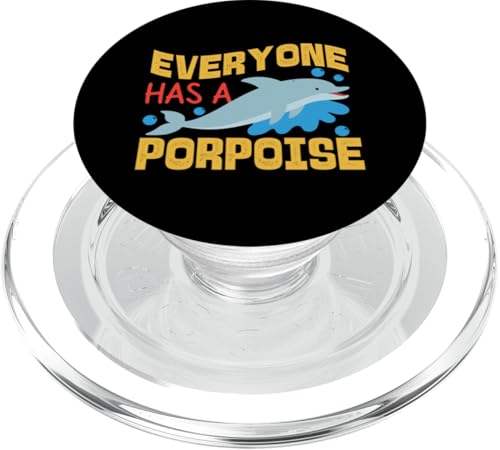 Delfin: Jeder hat einen Schweinswal PopSockets PopGrip für MagSafe Delfin: Jeder hat einen Schweinswal PopSockets PopGrip für MagSafe von Cute Ocean Dolphin Designs For Kids