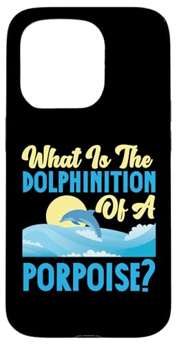 Delfin: Was ist der Delphinition eines Schweinswals? Hülle für iPhone 15 Pro Delfin: Was ist der Delphinition eines Schweinswals? Hülle für iPhone 15 Pro von Cute Ocean Dolphin Designs For Kids
