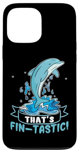 Delfine: Das ist fin-tastic! Hülle für iPhone 13 Pro Max von Cute Ocean Dolphin Designs For Kids