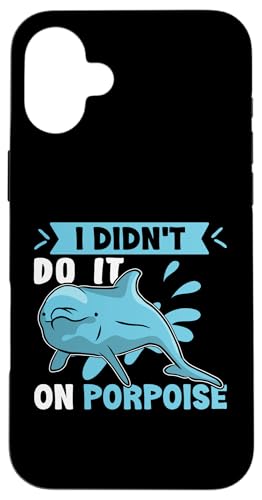 Delfine: I Didn't Do It On Porpoise Hülle für iPhone 16 Plus Delfine: I Didn't Do It On Porpoise Hülle für iPhone 16 Plus von Cute Ocean Dolphin Designs For Kids