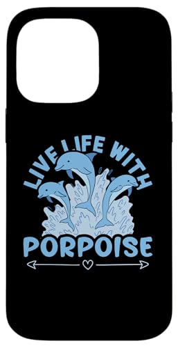 Delfine: Lebe das Leben mit Schweinswal Hülle für iPhone 14 Pro Max Delfine: Lebe das Leben mit Schweinswal Hülle für iPhone 14 Pro Max von Cute Ocean Dolphin Designs For Kids