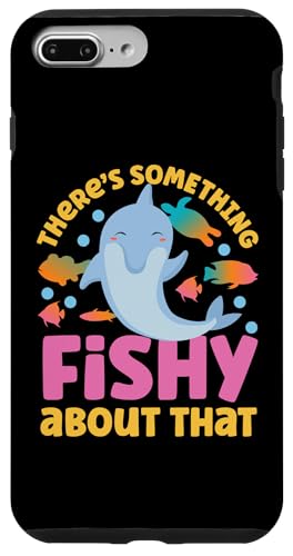 Delphin: Daran ist etwas Fischiges Hülle für iPhone 7 Plus/8 Plus von Cute Ocean Dolphin Designs For Kids