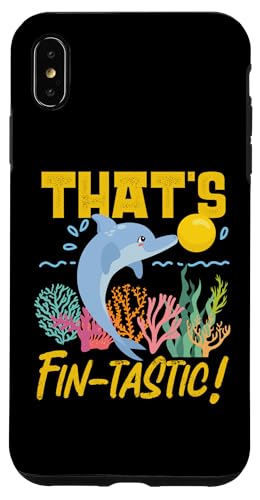 Delphin: Das ist fin-tastic! Hülle für iPhone XS Max Delphin: Das ist fin-tastic! Hülle für iPhone XS Max von Cute Ocean Dolphin Designs For Kids