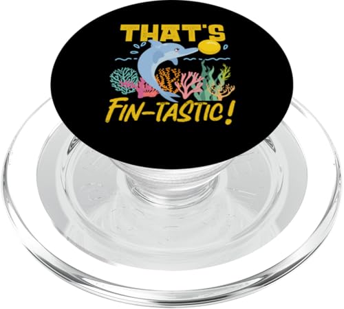 Delphin: Das ist fin-tastic! PopSockets PopGrip für MagSafe Delphin: Das ist fin-tastic! PopSockets PopGrip für MagSafe von Cute Ocean Dolphin Designs For Kids