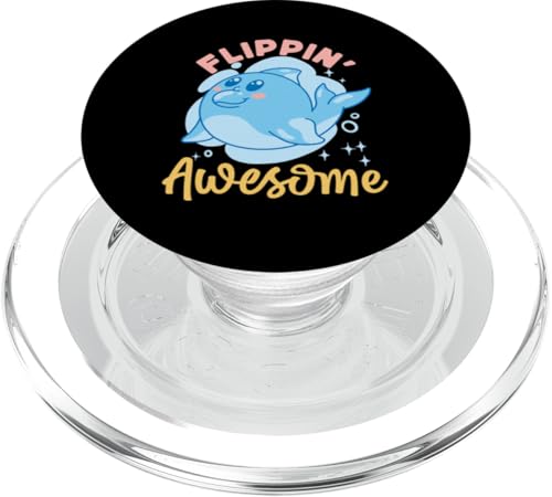 Delphin: Flippin' Awesome PopSockets PopGrip für MagSafe Delphin: Flippin' Awesome PopSockets PopGrip für MagSafe von Cute Ocean Dolphin Designs For Kids