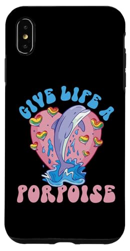 Delphin: Give Life A Porpoise Hülle für iPhone XS Max von Cute Ocean Dolphin Designs For Kids