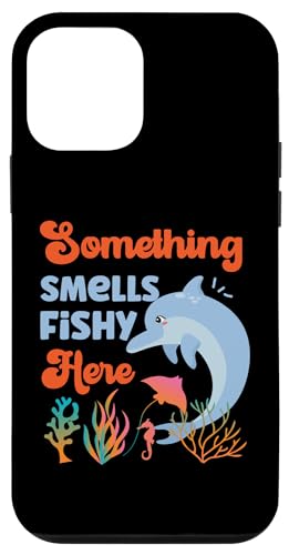 Delphin: Hier riecht etwas fischig Hülle für iPhone 12 mini Delphin: Hier riecht etwas fischig Hülle für iPhone 12 mini von Cute Ocean Dolphin Designs For Kids