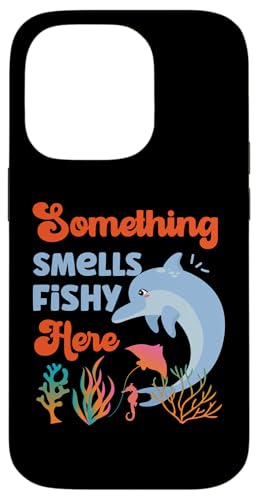Delphin: Hier riecht etwas fischig Hülle für iPhone 14 Pro Delphin: Hier riecht etwas fischig Hülle für iPhone 14 Pro von Cute Ocean Dolphin Designs For Kids