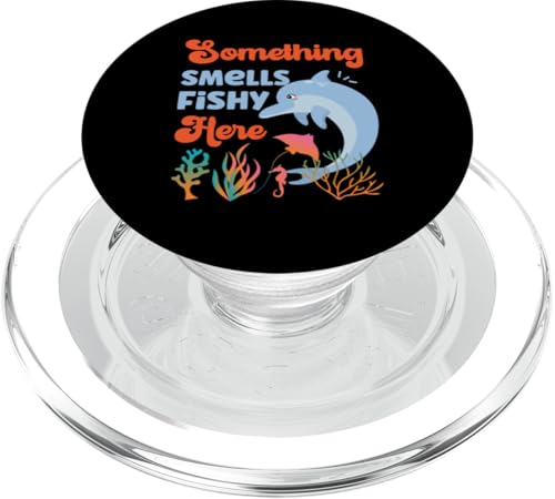 Delphin: Hier riecht etwas fischig PopSockets PopGrip für MagSafe Delphin: Hier riecht etwas fischig PopSockets PopGrip für MagSafe von Cute Ocean Dolphin Designs For Kids