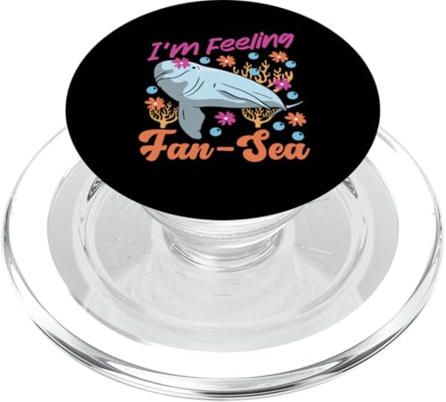 Delphin: I'm Feeling Fan-Sea PopSockets PopGrip für MagSafe Delphin: I'm Feeling Fan-Sea PopSockets PopGrip für MagSafe von Cute Ocean Dolphin Designs For Kids