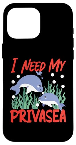 Delphin: Ich brauche meine Privasea Hülle für iPhone 16 Pro Max von Cute Ocean Dolphin Designs For Kids