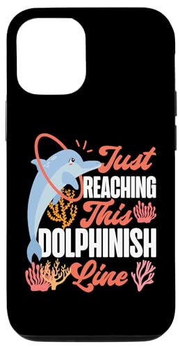 Delphin: Just Reaching This Dolphinish Line Hülle für iPhone 12/12 Pro Delphin: Just Reaching This Dolphinish Line Hülle für iPhone 12/12 Pro von Cute Ocean Dolphin Designs For Kids