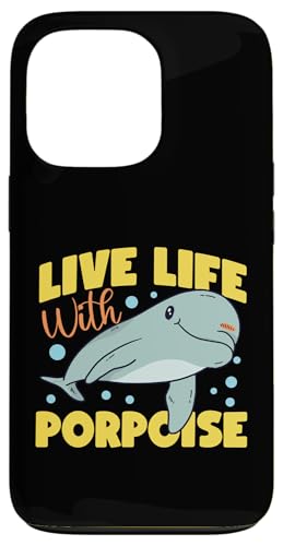 Delphin: Leben Sie das Leben mit Schweinswal Hülle für iPhone 13 Pro von Cute Ocean Dolphin Designs For Kids