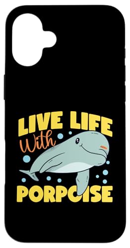 Delphin: Leben Sie das Leben mit Schweinswal Hülle für iPhone 16 Plus von Cute Ocean Dolphin Designs For Kids