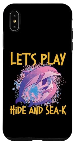 Delphin: Let's Play Hide And Sea-k Hülle für iPhone XS Max von Cute Ocean Dolphin Designs For Kids