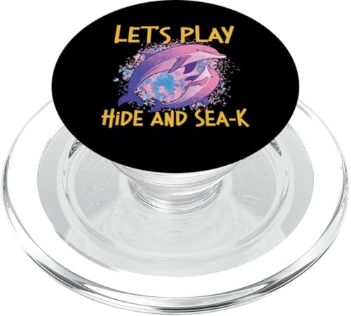 Delphin: Let's Play Hide And Sea-k PopSockets PopGrip für MagSafe Delphin: Let's Play Hide And Sea-k PopSockets PopGrip für MagSafe von Cute Ocean Dolphin Designs For Kids