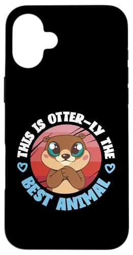 Otter: Dies ist das beste Tier Hülle für iPhone 16 Plus von Cute Otter Designs For Girls And Boys