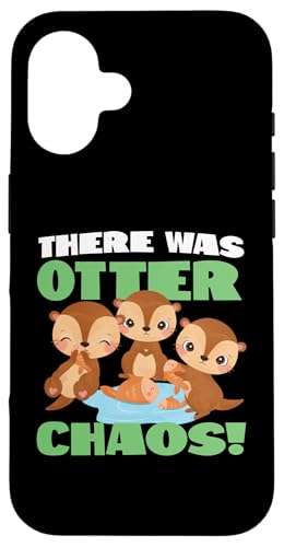 Otter: Es gab Otterchaos! Hülle für iPhone 16 Otter: Es gab Otterchaos! Hülle für iPhone 16 von Cute Otter Designs For Girls And Boys