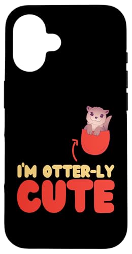 Otter: Ich bin Otter-ly Cute Hülle für iPhone 16 Otter: Ich bin Otter-ly Cute Hülle für iPhone 16 von Cute Otter Designs For Girls And Boys