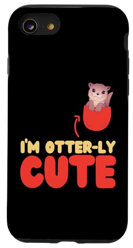 Otter: Ich bin Otter-ly Cute Hülle für iPhone SE (2020) / 7 / 8 von Cute Otter Designs For Girls And Boys