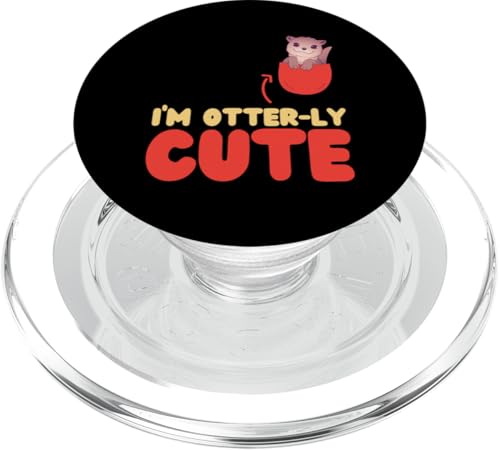 Otter: Ich bin Otter-ly Cute PopSockets PopGrip für MagSafe Otter: Ich bin Otter-ly Cute PopSockets PopGrip für MagSafe von Cute Otter Designs For Girls And Boys