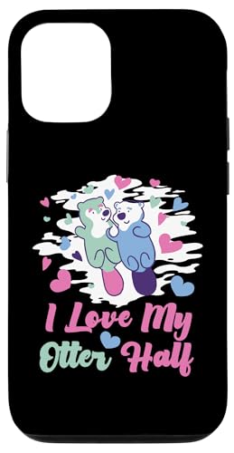 Otter: Ich liebe meine Otter-Hälfte Hülle für iPhone 12/12 Pro von Cute Otter Designs For Girls And Boys