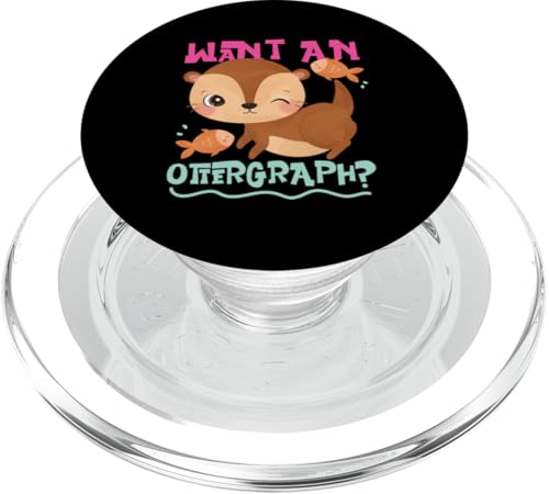 Otter: Möchten Sie einen Ottergraph? PopSockets PopGrip für MagSafe Otter: Möchten Sie einen Ottergraph? PopSockets PopGrip für MagSafe von Cute Otter Designs For Girls And Boys