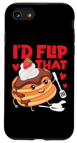 Pancake Maker: Ich würde das umdrehen Hülle für iPhone SE (2020) / 7 / 8 von Cute Pancake Maker Designs For Girls And Boys