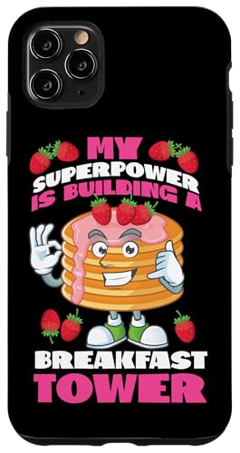 Pancake Maker: Meine Superkraft ist es, einen Frühstücksturm zu bauen Hülle für iPhone 11 Pro Max Pancake Maker: Meine Superkraft ist es, einen Frühstücksturm zu bauen Hülle für iPhone 11 Pro Max von Cute Pancake Maker Designs For Girls And Boys