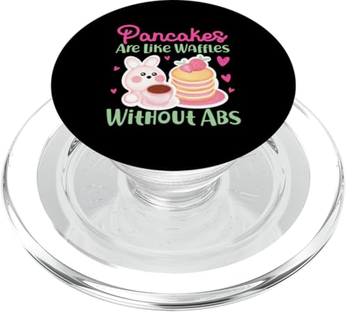 Pancake Maker: Pfannkuchen sind wie Waffeln ohne Bauchmuskeln PopSockets PopGrip für MagSafe Pancake Maker: Pfannkuchen sind wie Waffeln ohne Bauchmuskeln PopSockets PopGrip für MagSafe von Cute Pancake Maker Designs For Girls And Boys