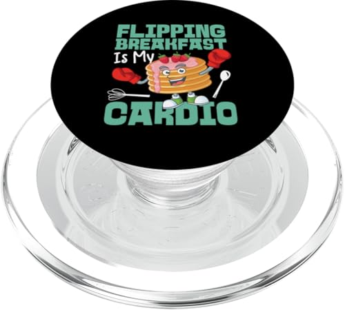 Pancake Maker: Umdrehen des Frühstücks ist mein Ausdauertraining PopSockets PopGrip für MagSafe Pancake Maker: Umdrehen des Frühstücks ist mein Ausdauertraining PopSockets PopGrip für MagSafe von Cute Pancake Maker Designs For Girls And Boys